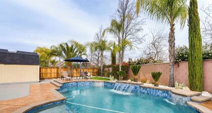 Outdoor Oasis + Hot Tub! Spacious Clovis Home