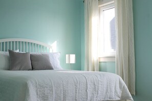 1 slaapkamer, een bureau, wifi, beddengoed