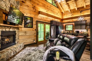 Smart-TV, Kamin, Videospiele