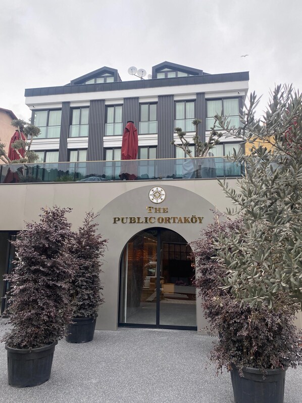 A building with a sign reading "The Public Ortaköy". - The Public Ortakoy (Istanbul)