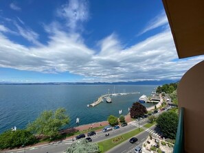 Blick von der Unterkunft