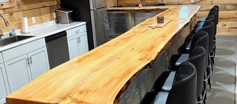 Large cabin with ATV/UTV trail access.