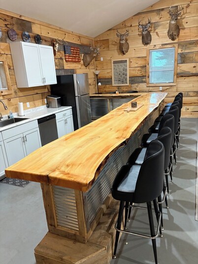 Large cabin with ATV/UTV trail access.