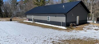Large cabin with ATV/UTV trail access.