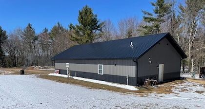 Large cabin with ATV/UTV trail access.
