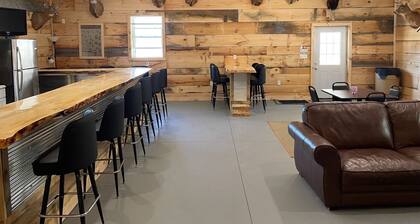 Large cabin with ATV/UTV trail access.