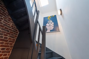 Apartment, Multiple Beds, Kitchen, City View | Living area - St Catherine Duplex Residence (Brussels)