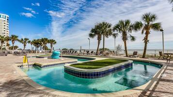 Indoor pool, outdoor pool