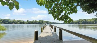Waterfront Retreat with Private Dock and Beach
