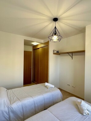 2 bedrooms, iron/ironing board