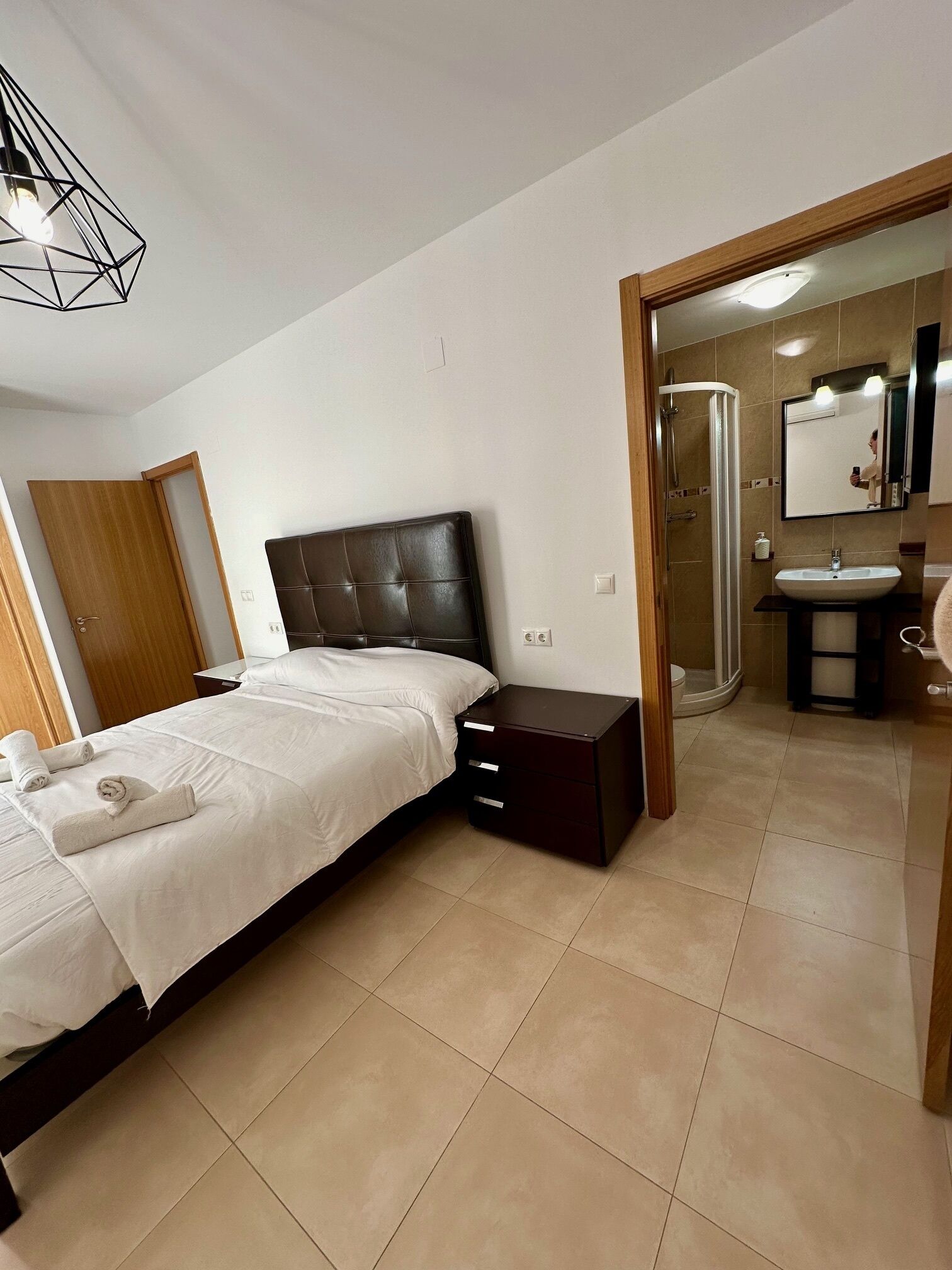 2 bedrooms, iron/ironing board