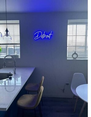 Dining - Modern Loft in Historic Building. Free Parking! (Detroit)