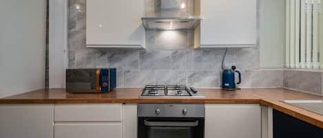 Microwave, oven, stovetop
