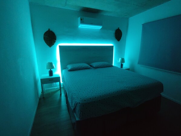 1 dormitorio, caja fuerte, wifi gratis y ropa de cama