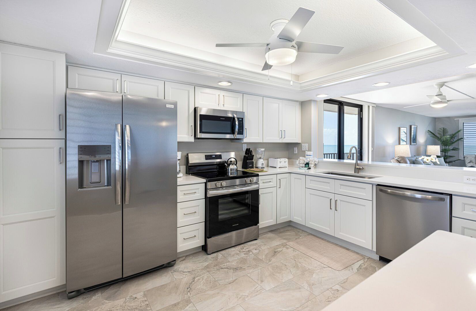 Loggerhead 503:  Remodeled 2-Bed/2-Bath with Breathtaking Gulf-Front Views.