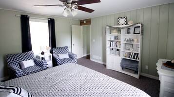 4 bedrooms, iron/ironing board, travel crib, WiFi