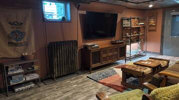 Smart TV, books, music library