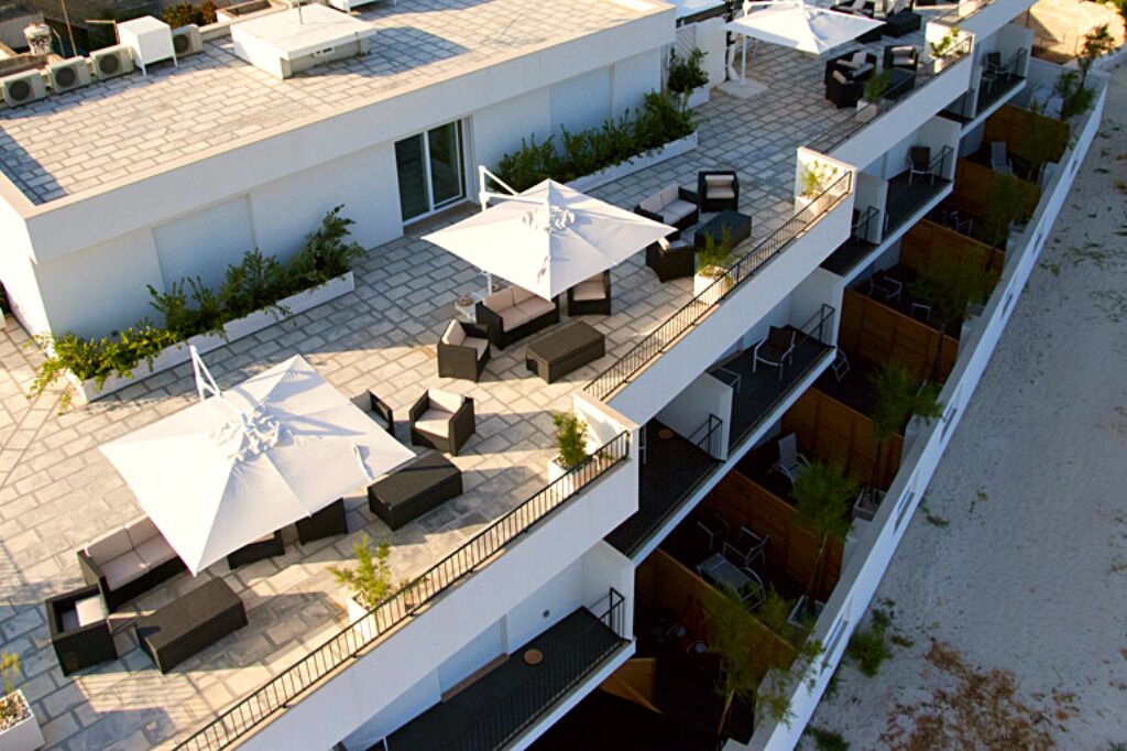 Façade de l’hébergement