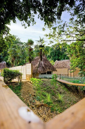 Habitació doble destacada, 1 llit de matrimoni gran, no fumadors, vistes al jardí | Vista des de l'habitació