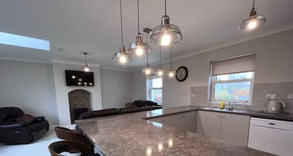 Galway: New Athenry House overlooking The fields o
