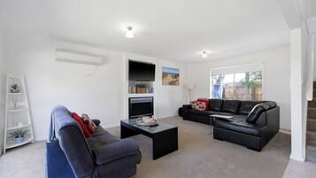 TV, DVD player, table tennis, books