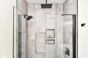 Shower, hair dryer
