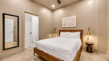 1 bedroom, iron/ironing board, bed sheets