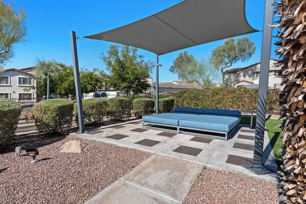 Terrace/patio - Chic 1BR: Scottsdale, Pet-friendly, Sunrise Peak (Scottsdale)