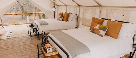 1 soverom og sengetøy