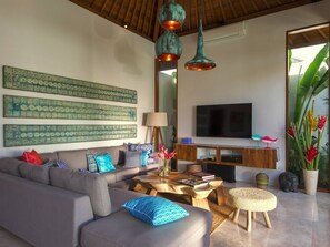 別墅, 4 間臥室, 吸煙房, 私人泳池 | 客廳