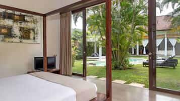 Villa, 2 habitaciones, para fumadores, alberca privada | 2 habitaciones