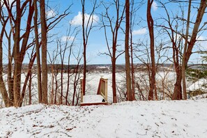 Property grounds - Lake-view home with private water access, dock, 2 kayaks, deck, & fireplaces (Jerusalem)