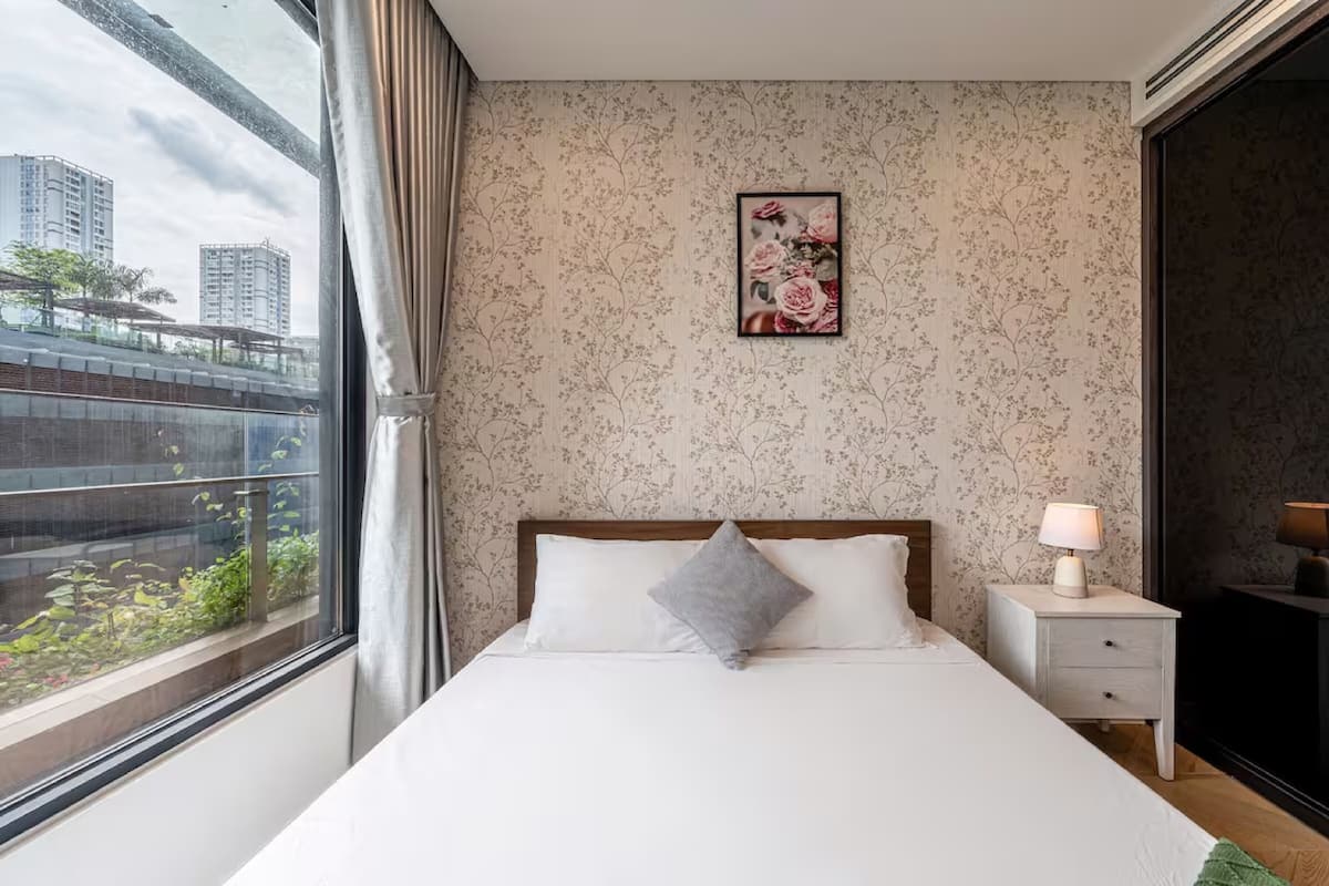 Suite presidencial, 2 habitaciones, Acceso al salón del club, vistas a la ciudad | 4 dormitorios, ropa de cama de alta calidad, edredones de plumas