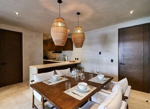 Dining room - Bakal Residence By Lockey (Tulum)