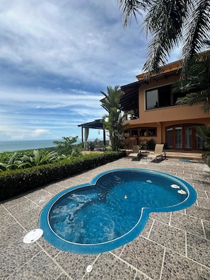 Outdoor pool - Playa Guapil near Dominical 25 Acre Estate - Amazing Ocean Views & Wildlife!! (Dominical)