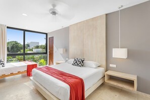 2 dormitorios, tabla de planchar con plancha, wifi y ropa de cama