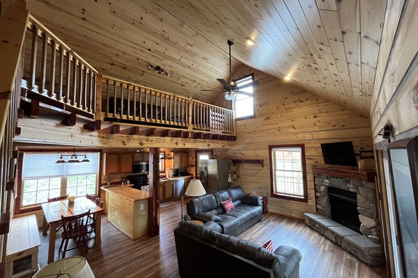 TV connectée, cheminée