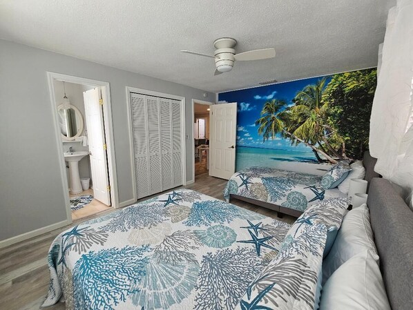 2 makuuhuonetta, silitysrauta/-lauta, Wi-Fi, vuodevaatteet