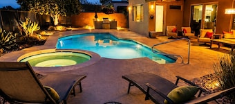 🌵 Anthem Country Club Retreat. Heated Saltwater Pool, Spa, Casita & Office.