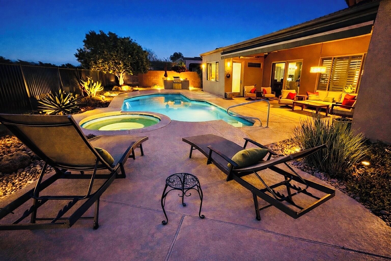 Außenpool, beheizter Pool