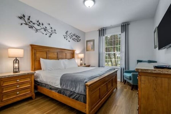 3 bedrooms, iron/ironing board, travel cot, WiFi