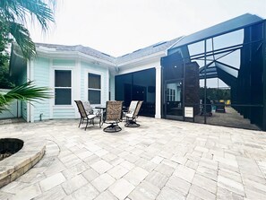 Outdoor dining - Dream Beach Haven! Rambler, Heated Pool, Beachside (SAV540) (St. Augustine)