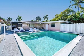Una piscina climatizada