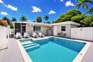 Beheizter Pool