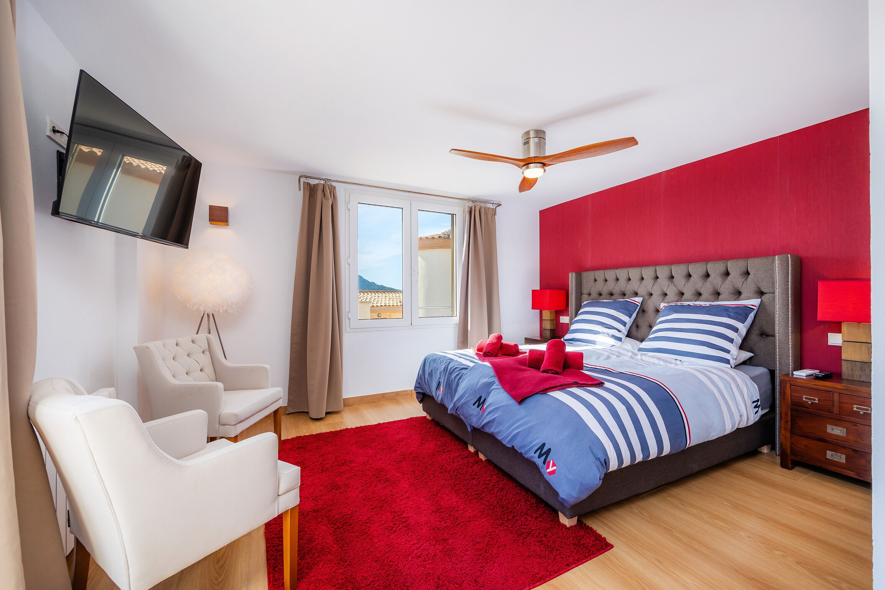 4 soveværelser, strygejern/strygebræt, gratis Wi-Fi, sengetøj