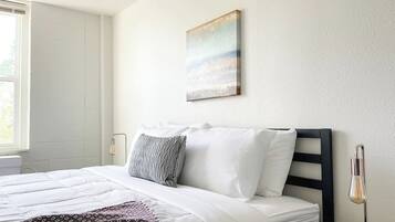 Desk, iron/ironing board, free WiFi, bed sheets