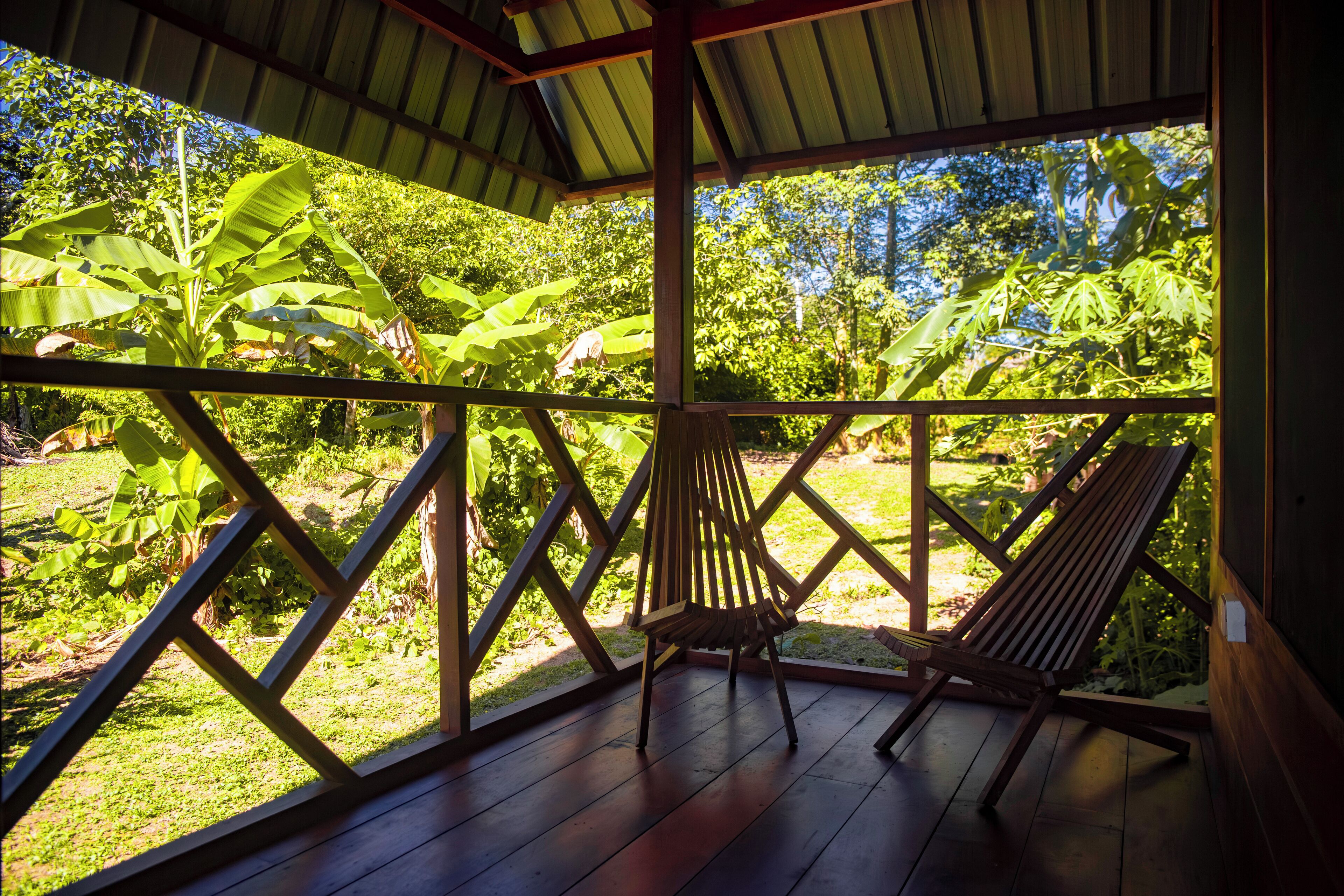 Family Cabin, Multiple Beds, Ensuite, Garden View | Terrace/patio