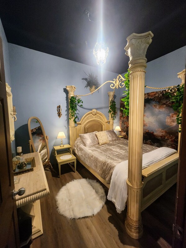 2 bedrooms, desk, free WiFi, bed sheets - The Fairytale Cottage at High Rock Castle (Monroe)
