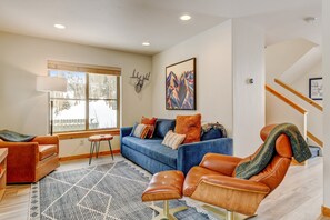 TV connectée, cheminée, jeux vidéo, médiathèque