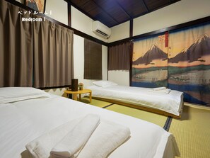 2 bedrooms, desk, travel crib, free WiFi